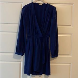 navy tobi wrap dress